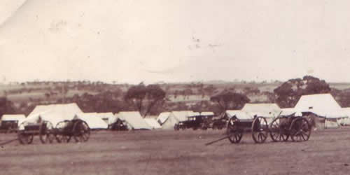 1934 Training Camp at Northam. Courtesy M Weick.