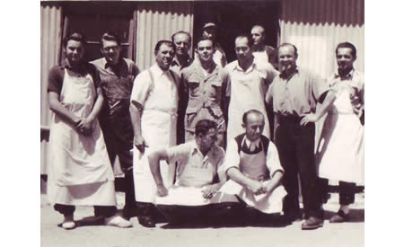 Cooks at Top Camp, c 1950. Courtesy Brian Eaton