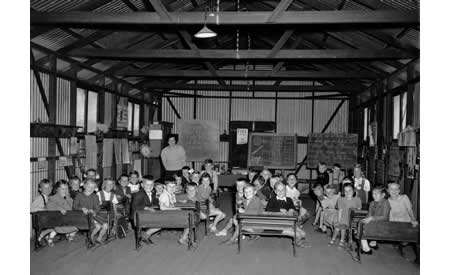 Children’s Class at Northam Accommodation Centre. Online Image 005077D. Courtesy the State Library of Western Australia