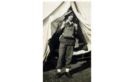 WX38049 Douglas Gildersleeve at Northam Training Camp, 1943. Courtesy Doug Gildersleeve