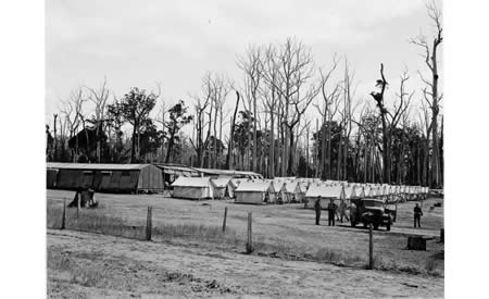 Control Centre W28, Northcliffe for Italian POWs.  Online image 007952D. Courtesy the State Library of Western Australia.